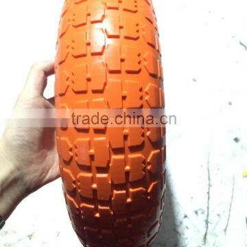 high quality flat free wheel 4.00-6