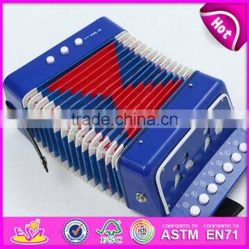 Most Popular Children Gift Toy Wooden Musical Piano Accordion for Sale W07K006B photo-2