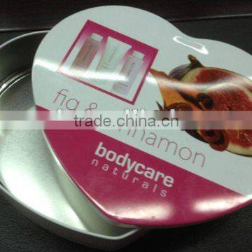 Heart Tin Box with Fashion Design