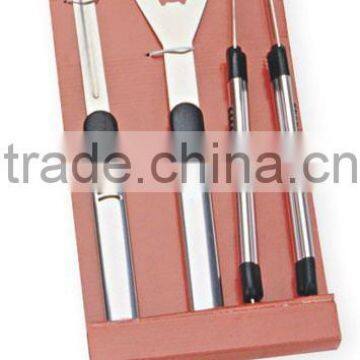 High-grade BBQ Set With Spatula, Tong And Fork