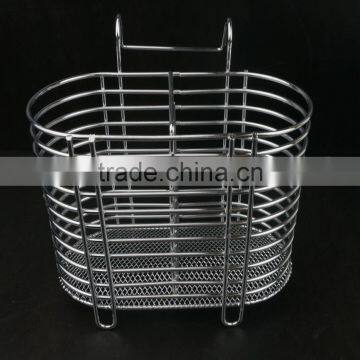 43007 Steel Wire Sink Basket Cutlery Holder Cooking Utensils Storage Kitchen Rack photo-5