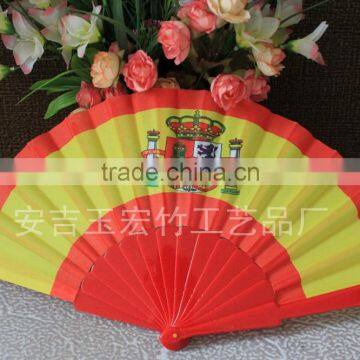 Cheap Fabric Hand Held Plastic Fan photo-4
