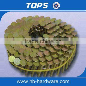 china best price brass coil roofing nails factory