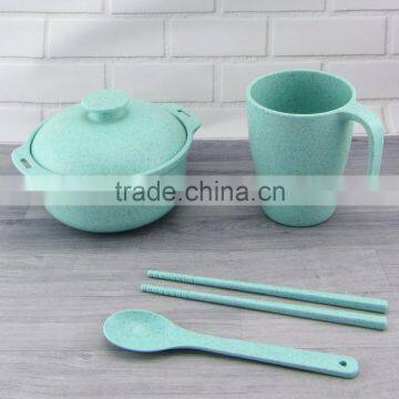 New Product Food Grade Wheat Straw Tableware Bowl photo-3