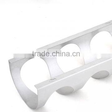 Hotsale Home Use Table Top Stainless Steel Single Bottle Round Wine Rack photo-4