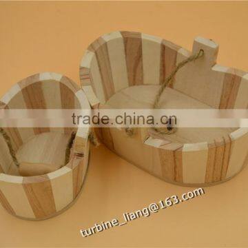 Wooden Baskets of 3pcs photo-3