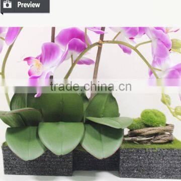 Artificial Table Orchids Customized With Foam Base photo-6