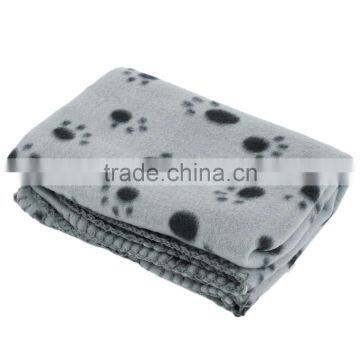 Warm Pet Puppy Dog Cat Small Medium Large Paw Print Pet Cat Dog Fleece Soft Blanket Bed Mat Cover photo-3