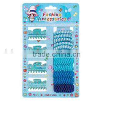 color elastic band hair extensions