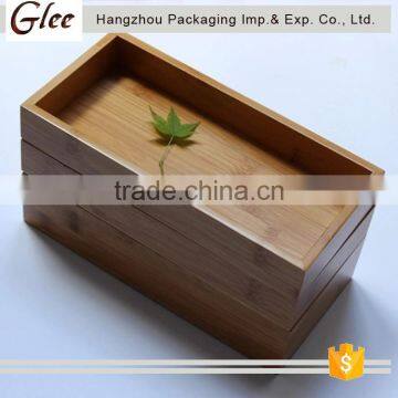 Wholesale superior 100% Natural Bamboo Storage box For Serving The Goods