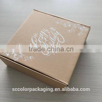 Custom Kraft Paper Shipping Box Eco-friendly