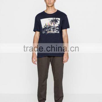 100% Cotton T-Shirt Fashion Design Pattern Printed Mens Tops Blouse Man Printing T-shirt photo-5