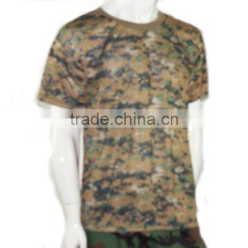 custom Military camouflage fabric t-shirt dress shirts