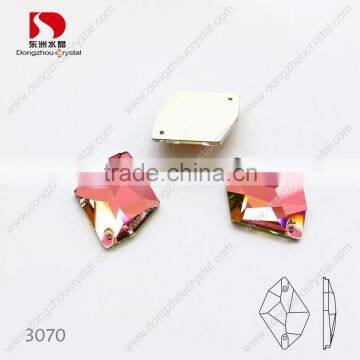 Colors k5 Crystal Sew on Facets Square Stones,special Rhinestones Made in China photo-3