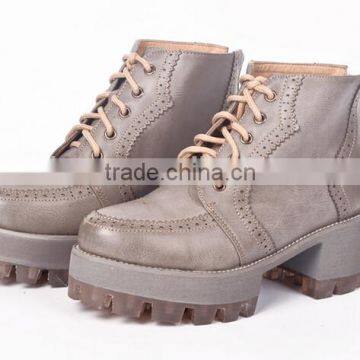 GZY Perfect Steps Shoes Famale Boots Officer Lady Charming Causal Design 2017 Wholesale Guanghzhou Export China Stock photo-4
