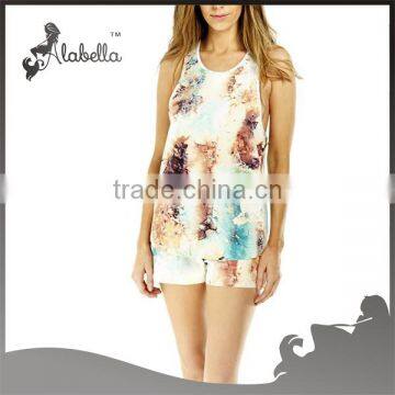 Hot selling sublimation tops girls fancy tops