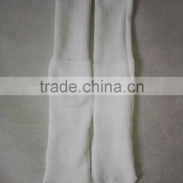White Blank Sublimation Socks 100 Polyester Socks With Rib on Leg photo-4