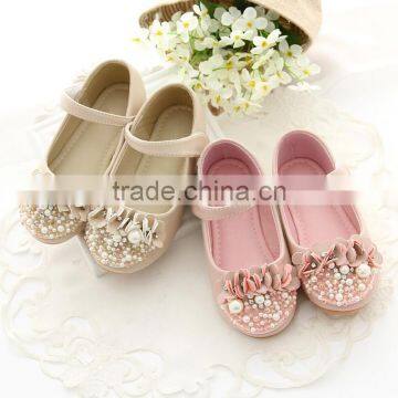 wedding shoes for children retails or wholesales girls party shoes with flowers for christmas gift