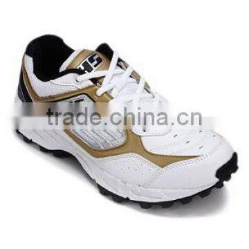 HS White-Golden HS Cricket Shoe