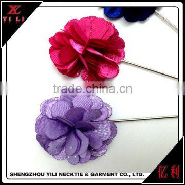 Flower Men Suit Lapel Pin For Wedding Prom Party Groomsman Brooches photo-2