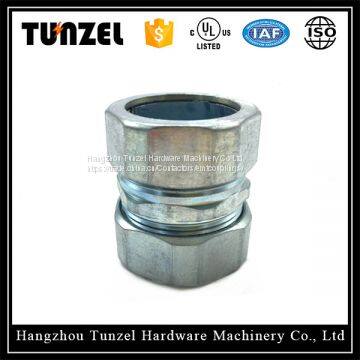 Zinc plated EMT Coupling with compression type