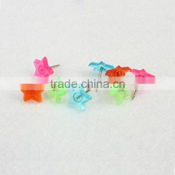 Mixed Color Transparent Thumbtack Star Shape Head Pin Customizable Pin photo-4