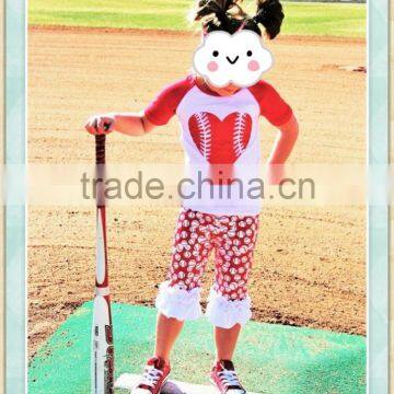 baseball girls clothing set 2017 girls boutique sets spring summer toddler girl spring boutique