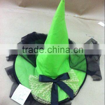 2015 Witch Custom Christmas Party Carnival Halloween Decorating Green Top Hat photo-2