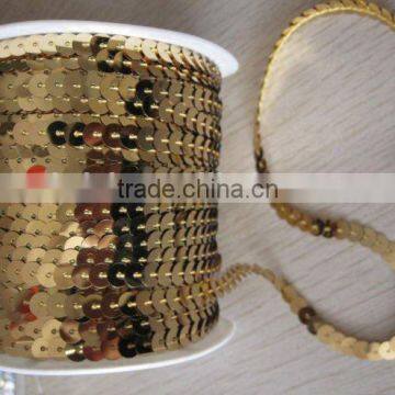 Line Chain Sequin PET Sequins Chain Roll Line Sequin Roll photo-6