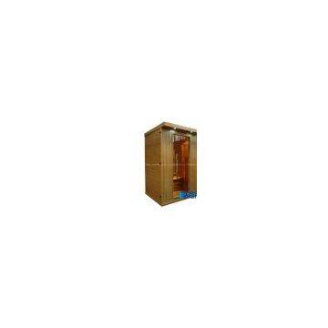 Hemlock infrared sauna with carbon fiber heater