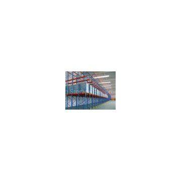 Warehouse 6m - 12m Drive in Storage Shelving , Selective Pallet Racking