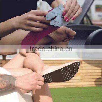 Creative Waterproof and Anti-sliding Beach Contact Insoles Nakefit Stick-on Soles Sticker Shoes photo-4