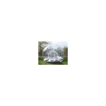1.0mm PVC Clear Inflatable Bubble Tent / Camping Tent for Family Party 4m Dia