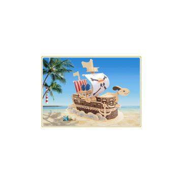 The Pop Hot Saller Japanese Anime One Pieces Buy Going Merry Wooden Pirate Ship Model photo-3