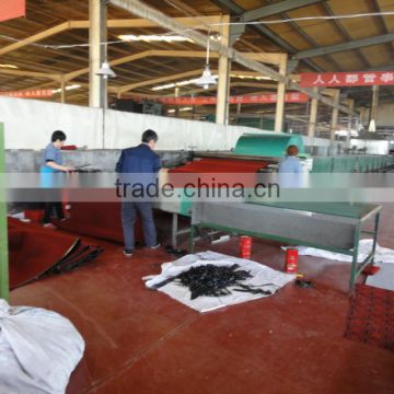 needle punched nonwoven carpet adding PVC backing production machine line