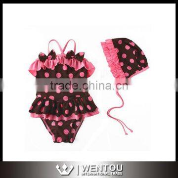 New Kids' 2 Piece Polka Dot Baby Swimwear