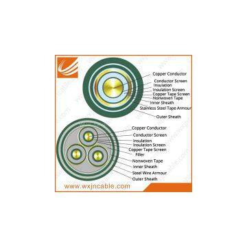 26/35KV YJV22-Copper Conductor XLPE Insulated PVC Sheathed Steel Tape Armoured Power Cable