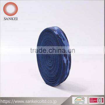 jacquard elastic webbing-blue camouflage