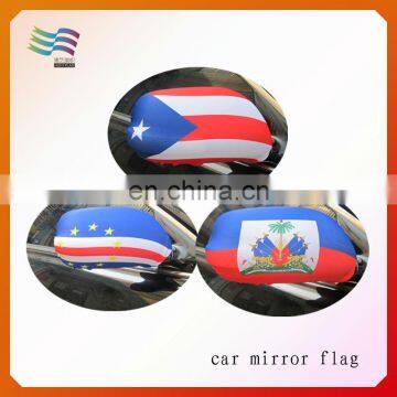 promotional advertising flag car side mirror cover