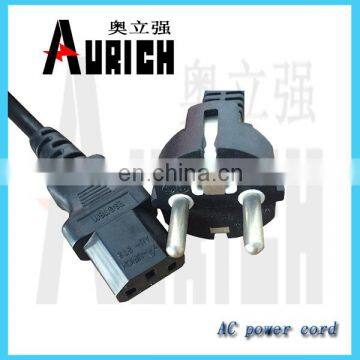 ningbo vde schuko power cord with 16a cee plug European to IEC C13