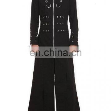 Men Hellraiser Gothic Punk Industrial Vampire Trench Coat