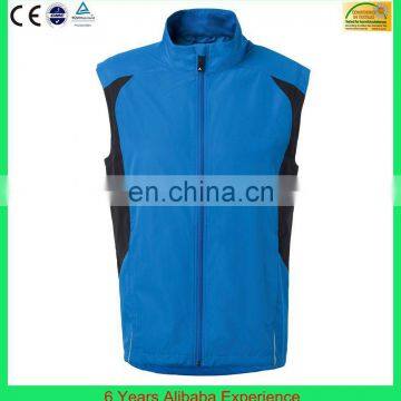 New customized waterproof windbreaker vest & waistcoat (6 Years Alibaba Experience)