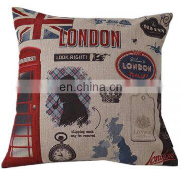 Fashion custom decorative home sofa linen digital printing blank cushion cover