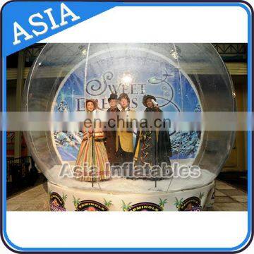 Customized Inflatable Clear Snow Globe For Wedding/Exhibition/Christmas