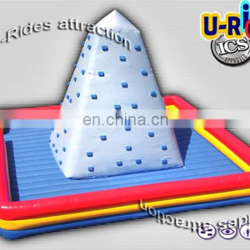 Gym equipment Combined inflatable climbing wall for kids