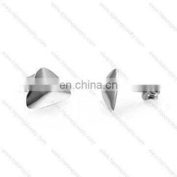 Personality design Solid triangle stainless steel earring