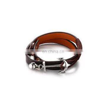 Genuine Real Leather Bracelet With Constellation Zodiac Sign Logo Charms Beads Button Adjustable Size Unisex photo-3