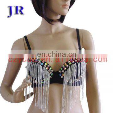 belly dance sexy mature underwear sexy bra with tassel YD-002#