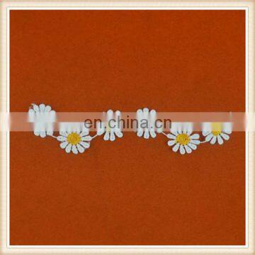 Hot Sale Cheap Crochet Sunflower Lace Decorative Motif Lace Trims for Chocker/garment photo-3