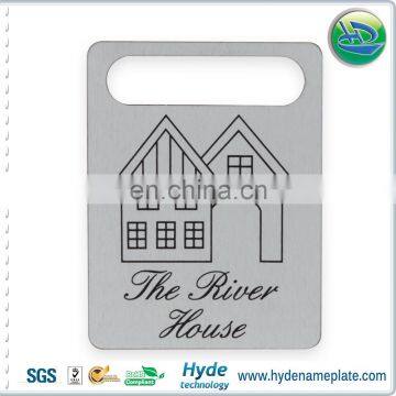 Factory Directly Sale Printed Acid Etched Label Stainless Steel Nameplate